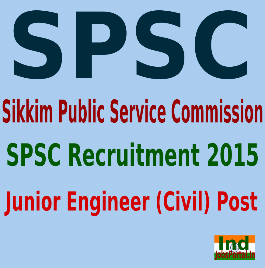 SPSC Recruitment 2015 Online Application For 208 Junior Engineer (Civil) Post